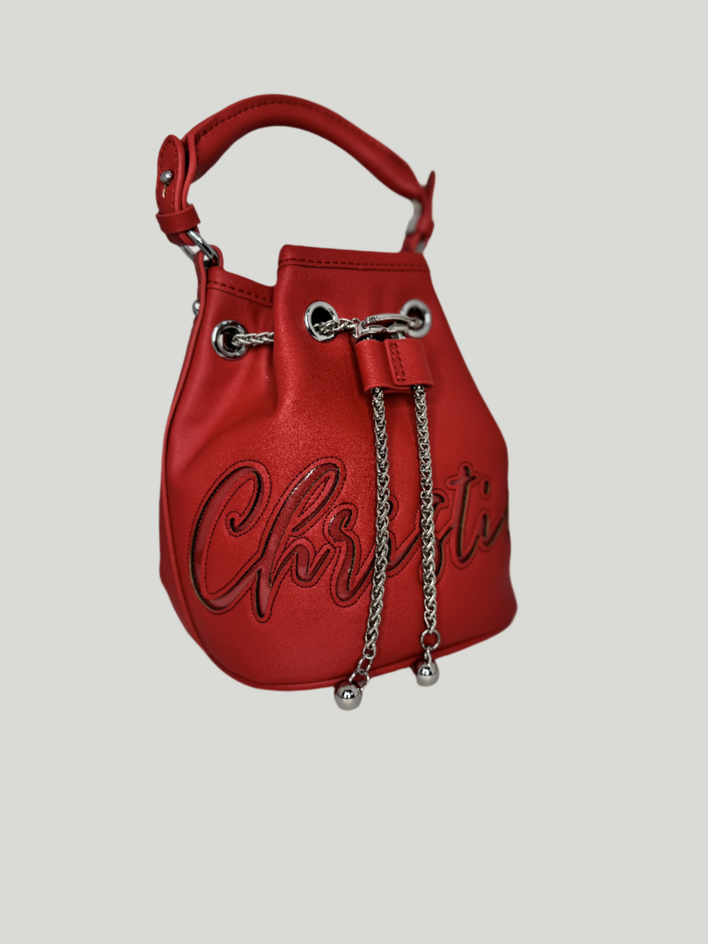Little Red Bucket Bag