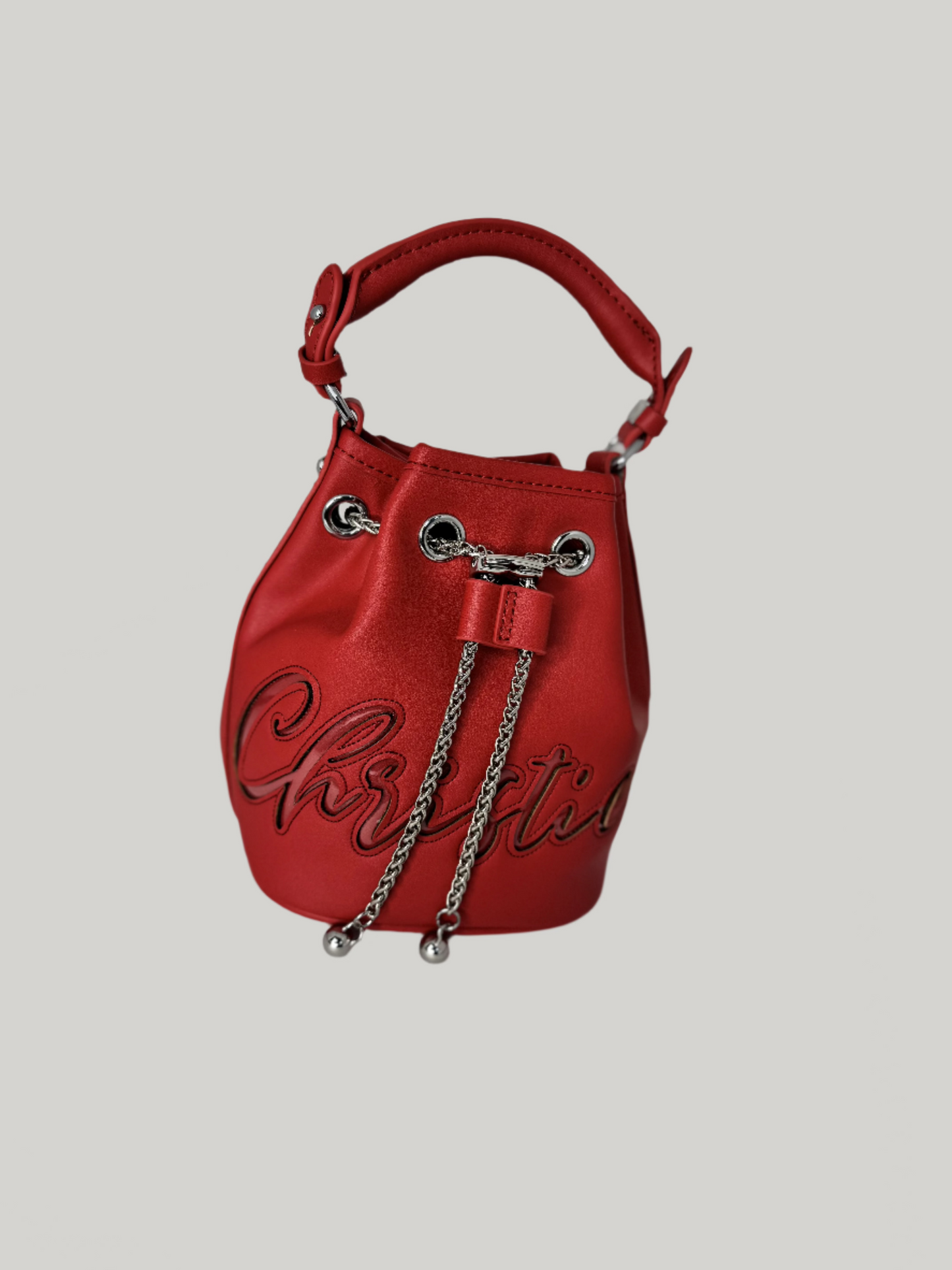 Little Red Bucket Bag