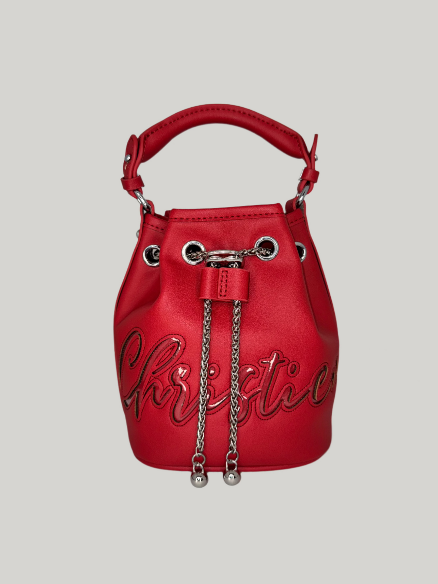 Little Red Bucket Bag