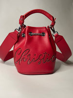 Little Red Bucket Bag