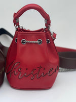 Little Red Bucket Bag