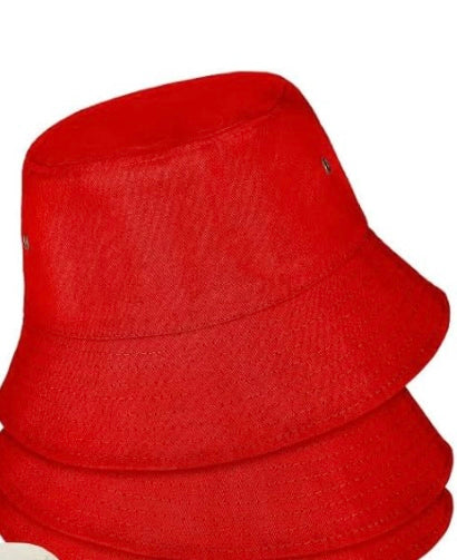 Kids Red Bucket Hat