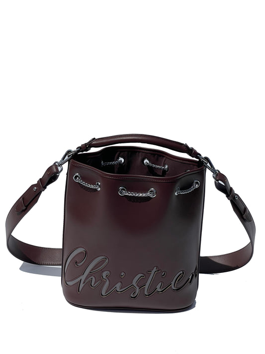 Christien large bucket backpack bag